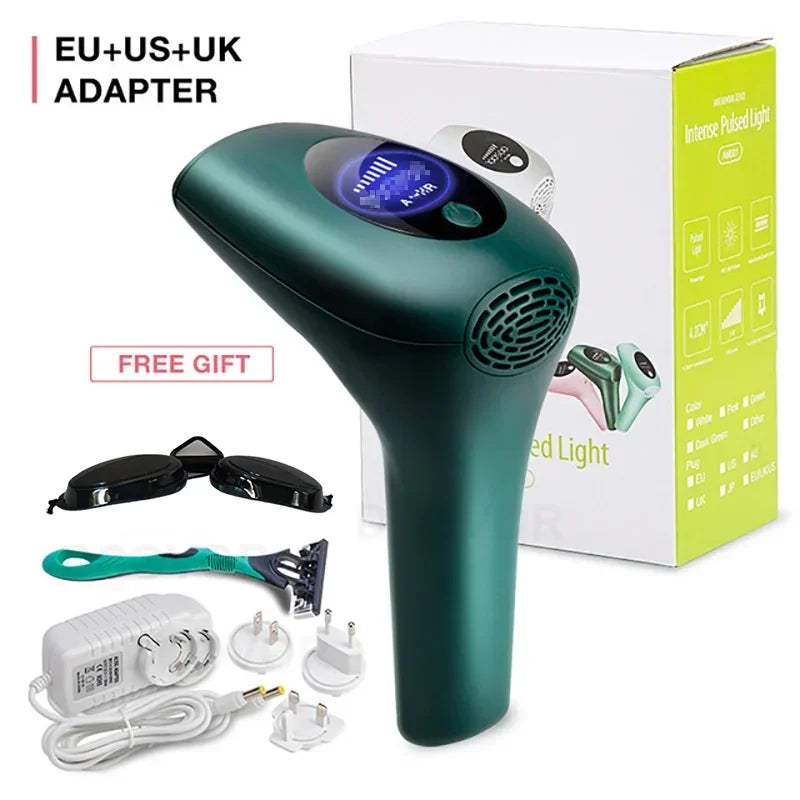 900000 Flashes Laser Epilator Instrume Permanent IPL Hair Removal Home Use Devices Ice Cool Painless Intense Pulsed Light