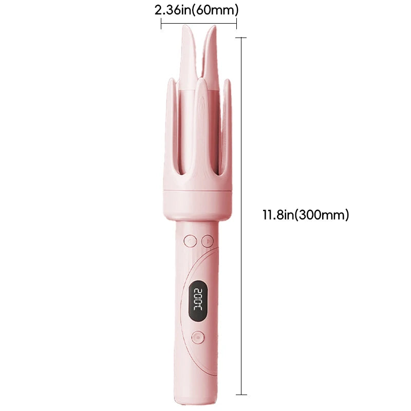 28mm Automatic Curling Iron, Hair Curler Wand Rotating,4 Adjustable Temperature Levels, Fast Self Spinning Styling