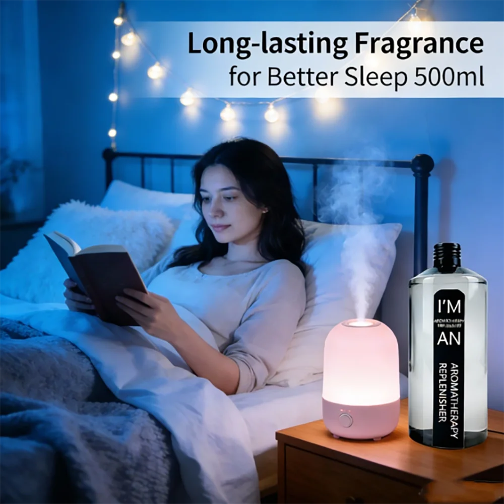 500ML Flameless Aromatherapy Essential Oil Hilton Hotel Marriott Reed Diffuser Oil Refill Supplement Liquid for Air humidifier